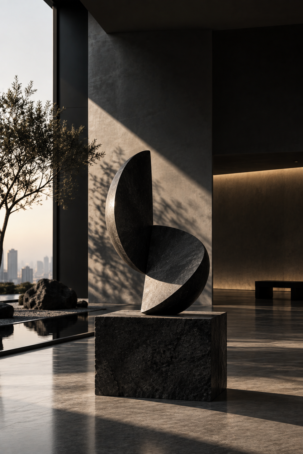 Silence shaped into form
